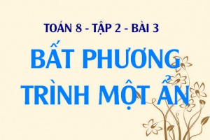 Bất phương trình một ẩn là gì? Cách tìm tập nghiệm của bất phương trình - Toán 8 tập 2 bài 3